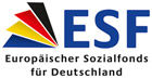 Logo Europäischer Sozialfonds für Deutschland.